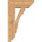 Ekena Millwork Olympic Slat Smooth Bracket w/ Offset Brace, Western Red Cedar, 7 1/2"W x 20"D x 32"H BKT0806X20X32OLY06SWR - alternate 4